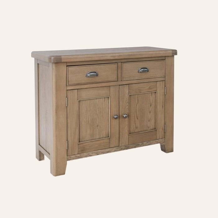 Weathered Oak 2 Door Sideboard