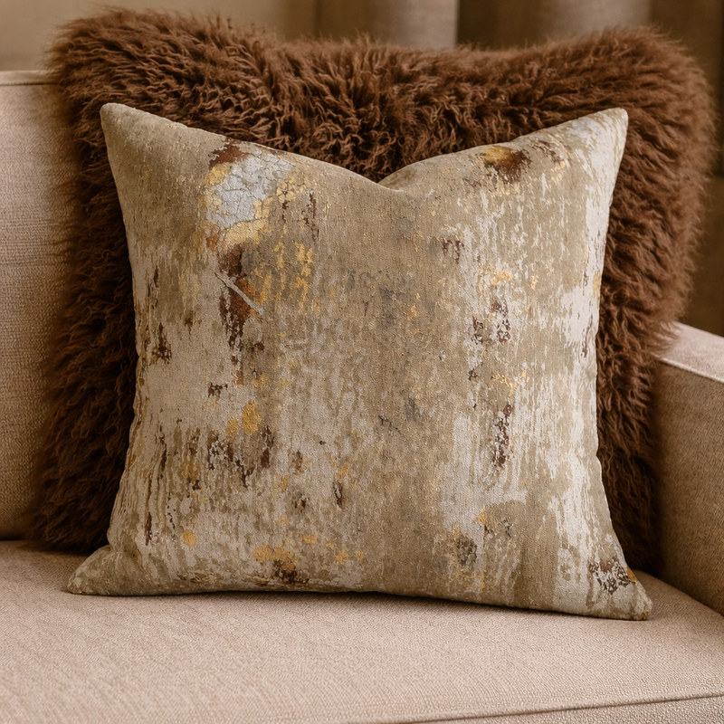 Large Torcello Gold Cushion