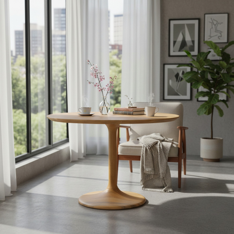 Cindy 1.15m Round Dining Table