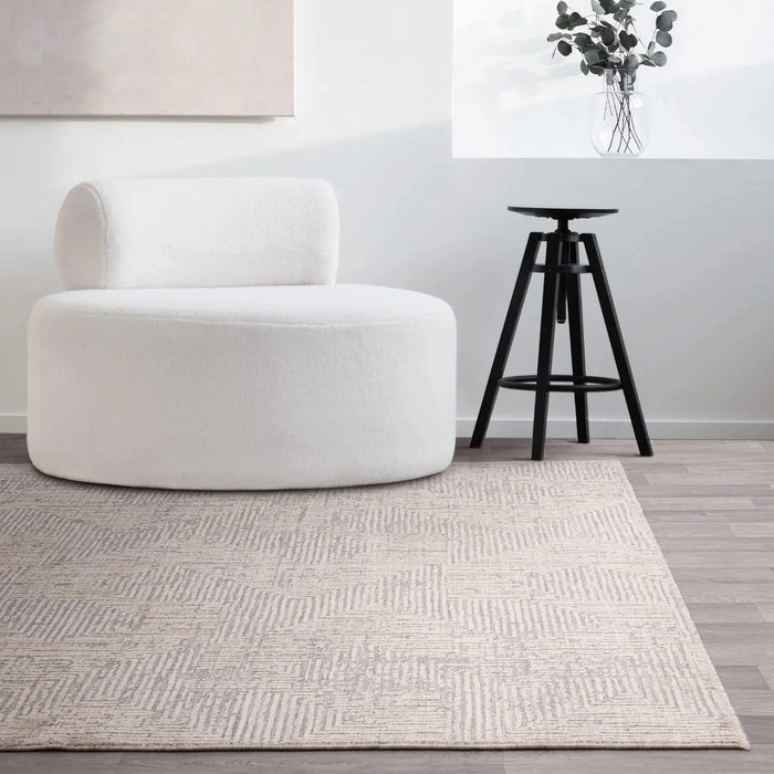 Lauren Square Lined Ivory