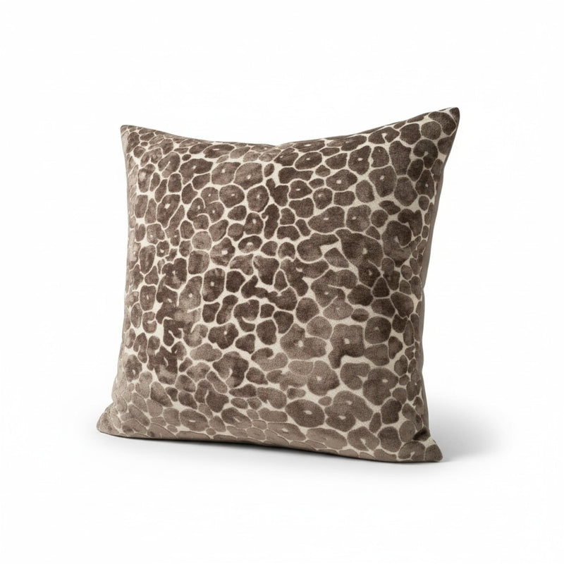 Large Paul Moneypenny Brown Leopard Spot On Chocolate Cushion