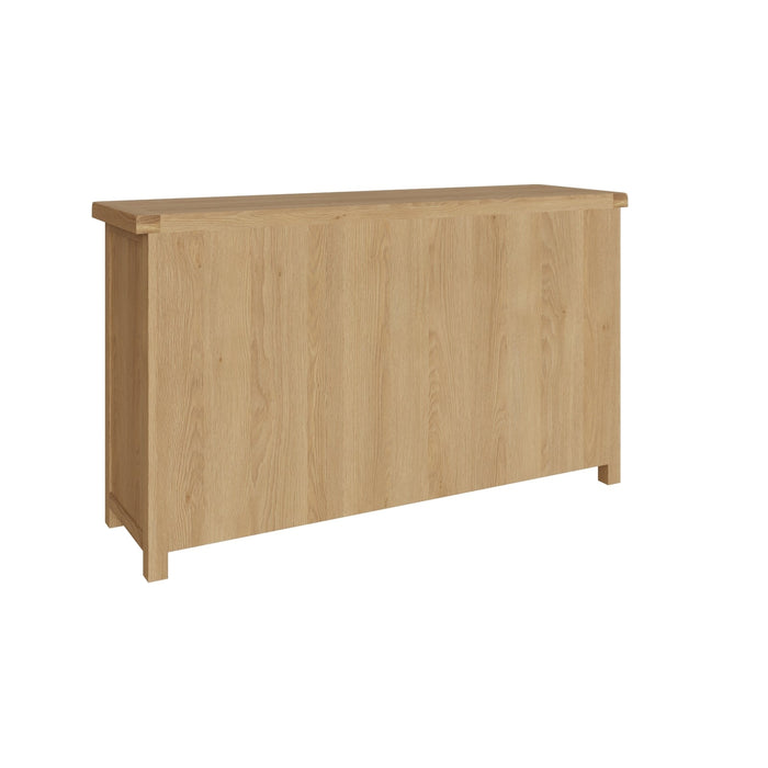 Country Oak Sideboard 2 Door, 6 Drawer