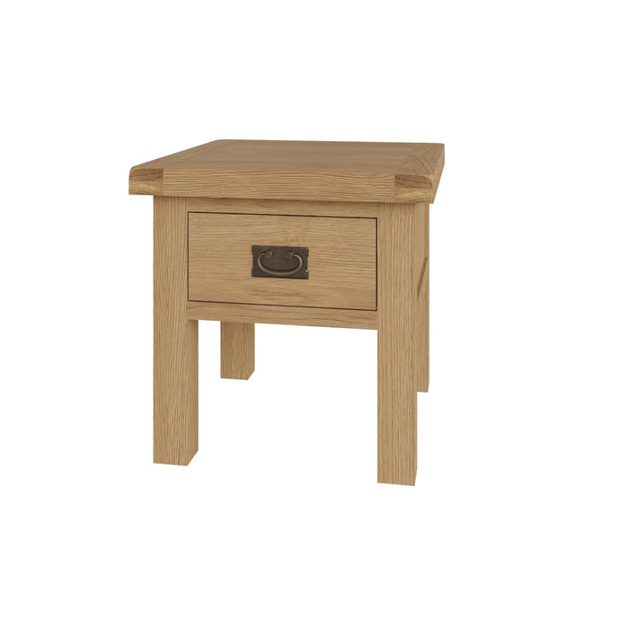 Country Oak Lamp Table