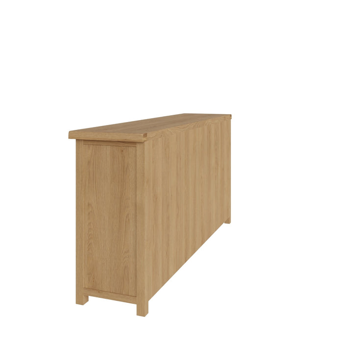 Country Oak Sideboard 4 Door, 3 Drawer