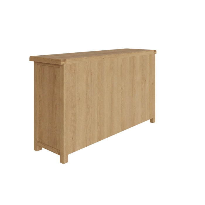 Country Oak Sideboard 2 Door, 6 Drawer