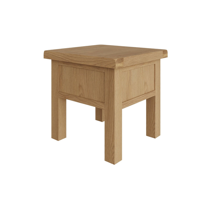 Country Oak Lamp Table