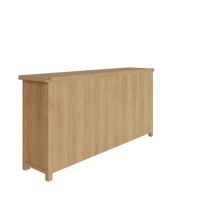 Country Oak Sideboard 4 Door, 3 Drawer