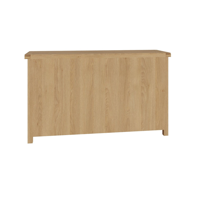 Country Oak Sideboard 2 Door, 6 Drawer