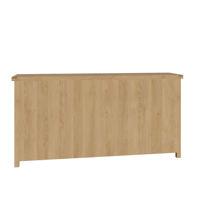 Country Oak Sideboard 4 Door, 3 Drawer