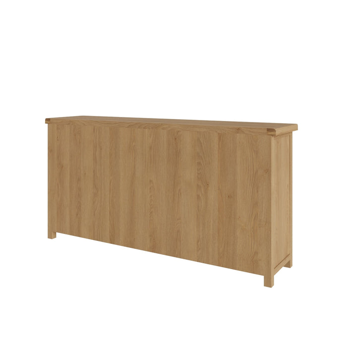 Country Oak Sideboard 4 Door, 3 Drawer