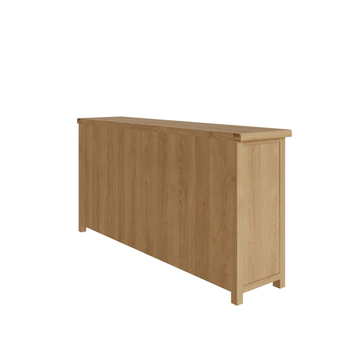 Country Oak Sideboard 4 Door, 3 Drawer