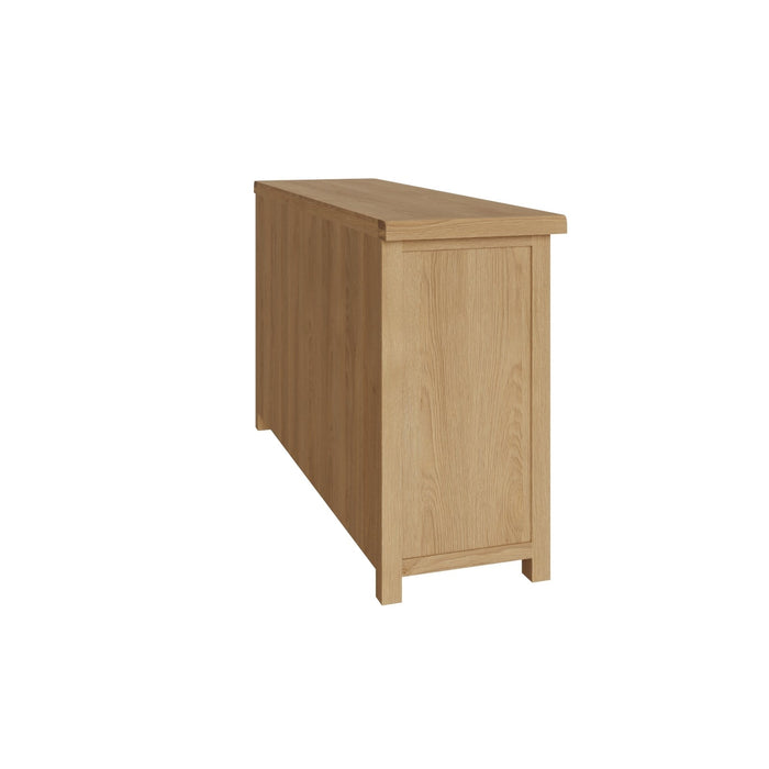 Country Oak Sideboard 2 Door, 6 Drawer