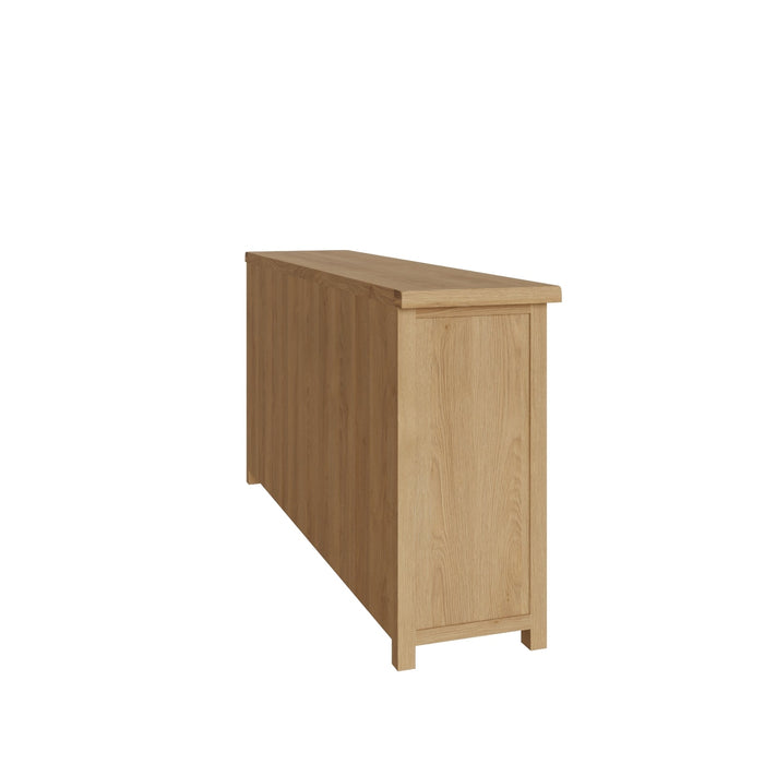 Country Oak Sideboard 4 Door, 3 Drawer