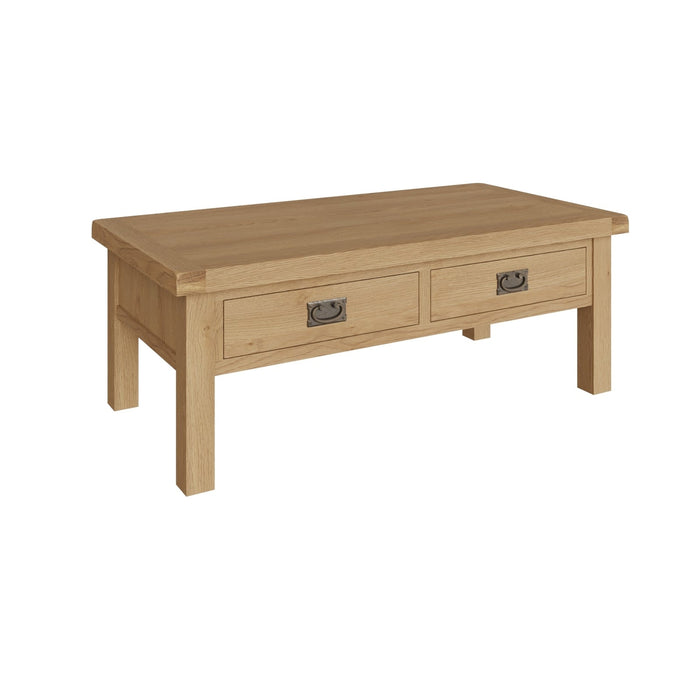 Country Oak Coffee Table Large