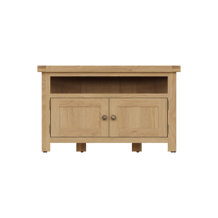 Country Oak Corner TV Unit