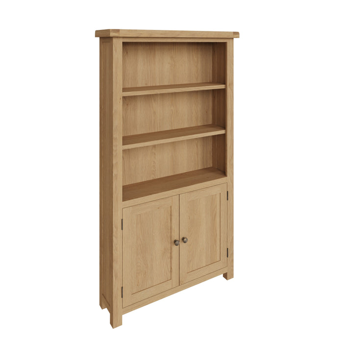 Country Oak Bookcase Large