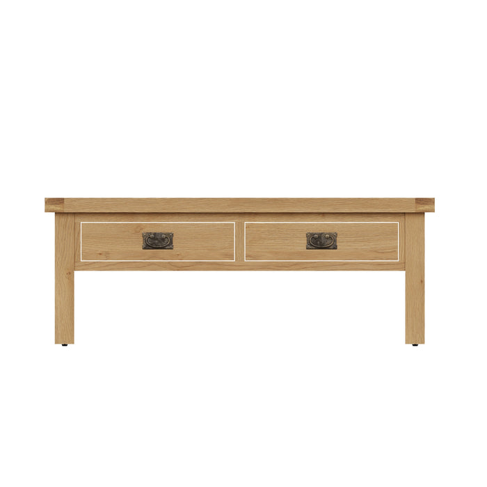 Country Oak Coffee Table Large