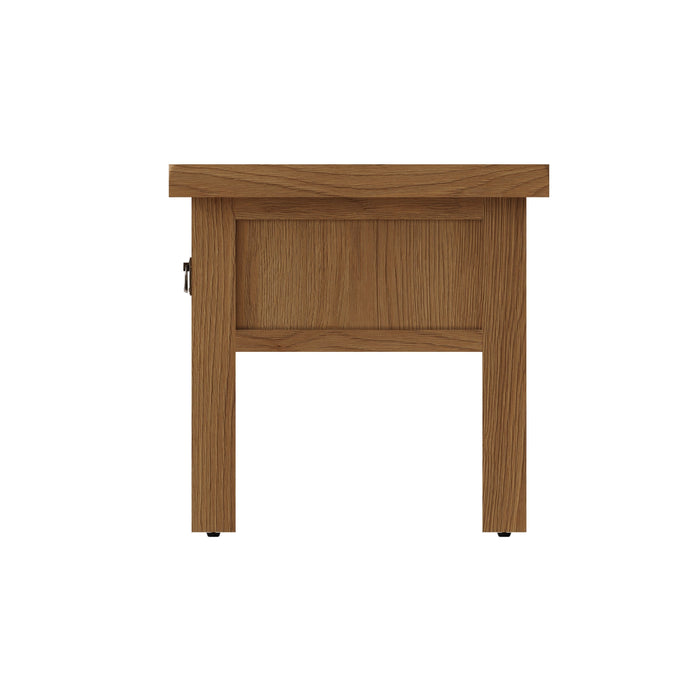 Country Oak Lamp Table