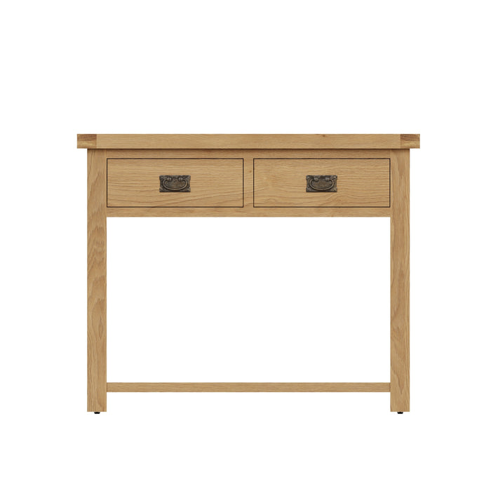 Country Oak Console Table Medium