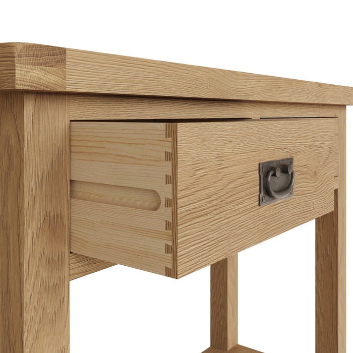 Country Oak Console Table Medium