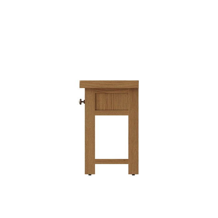 Country oak end tables deals