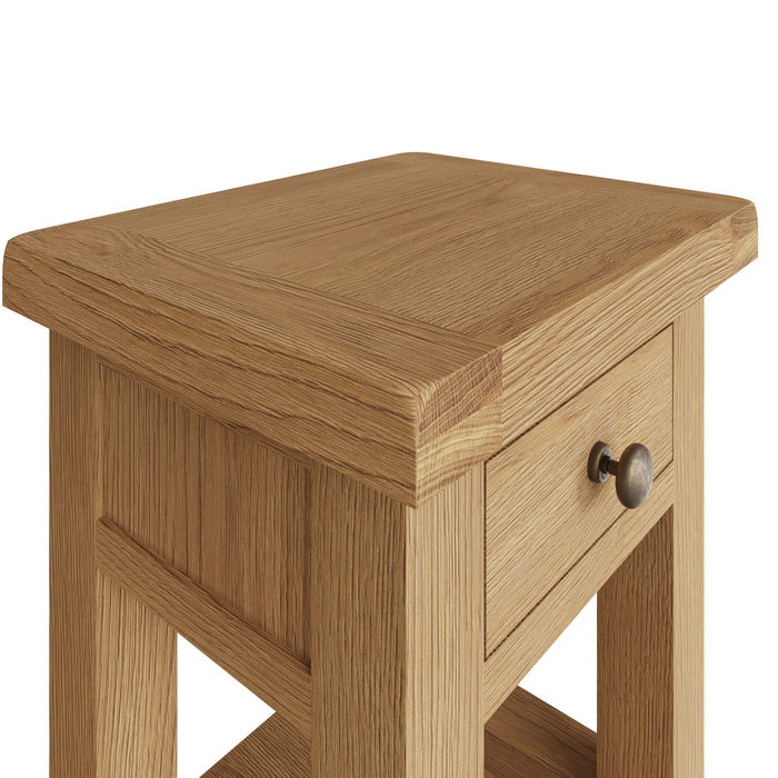 Country Oak Side Table