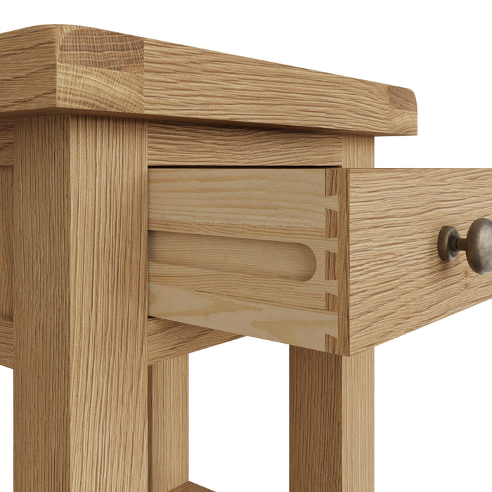 Country Oak Side Table