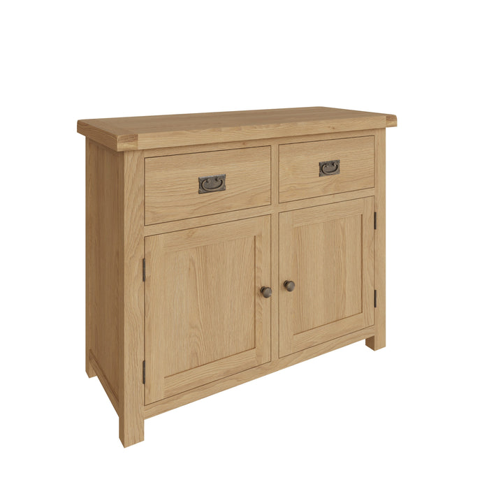 Country Oak Sideboard 2 Door, 2 Drawer