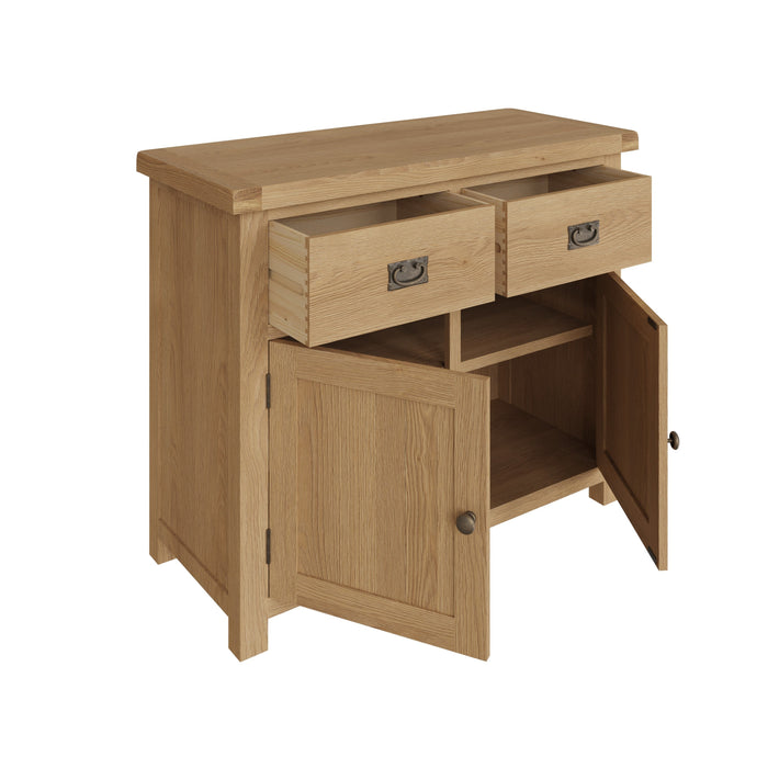 Country Oak Sideboard 2 Door, 2 Drawer