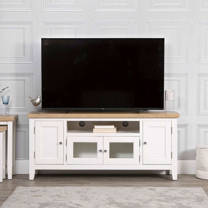 Eden White Large TV
