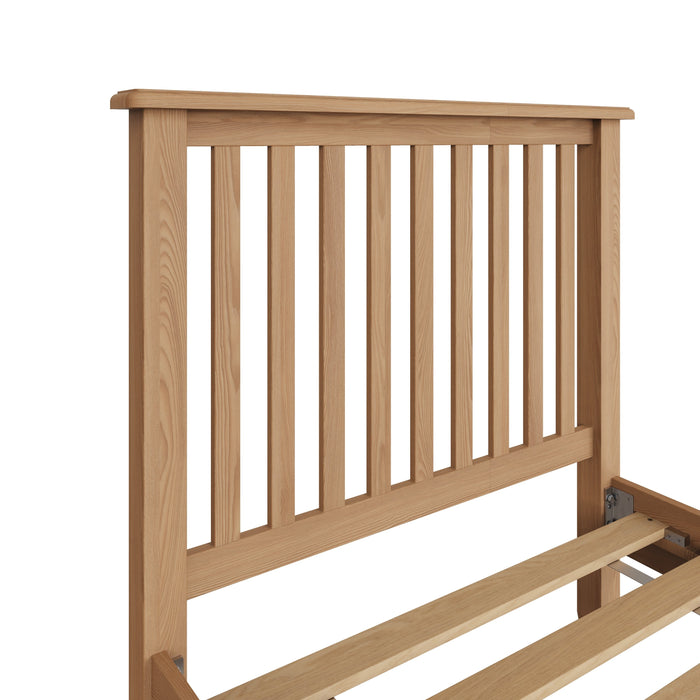 Gallery Oak Bed (3 Sizes)