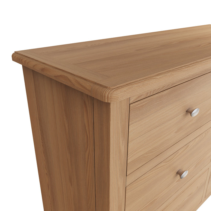 Gallery Oak 6 Drawer Chest