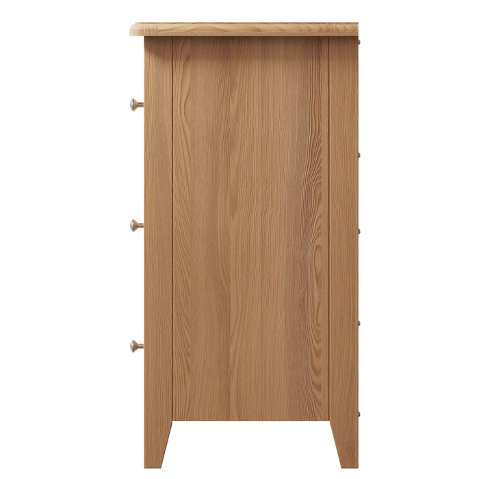 Gallery Oak 6 Drawer Chest