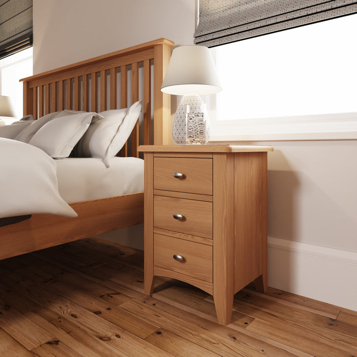 Gallery Oak Large Bedside Cabinet