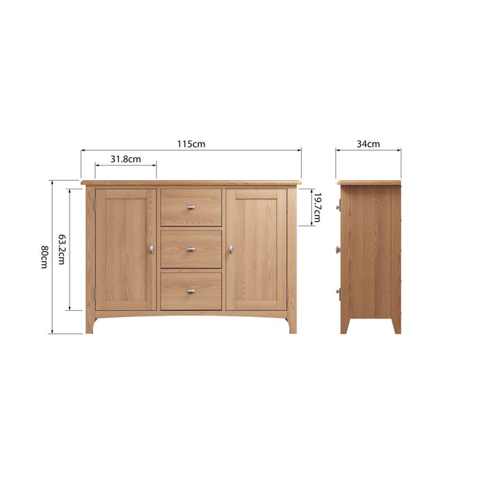 Gallery Oak Large Sideboard