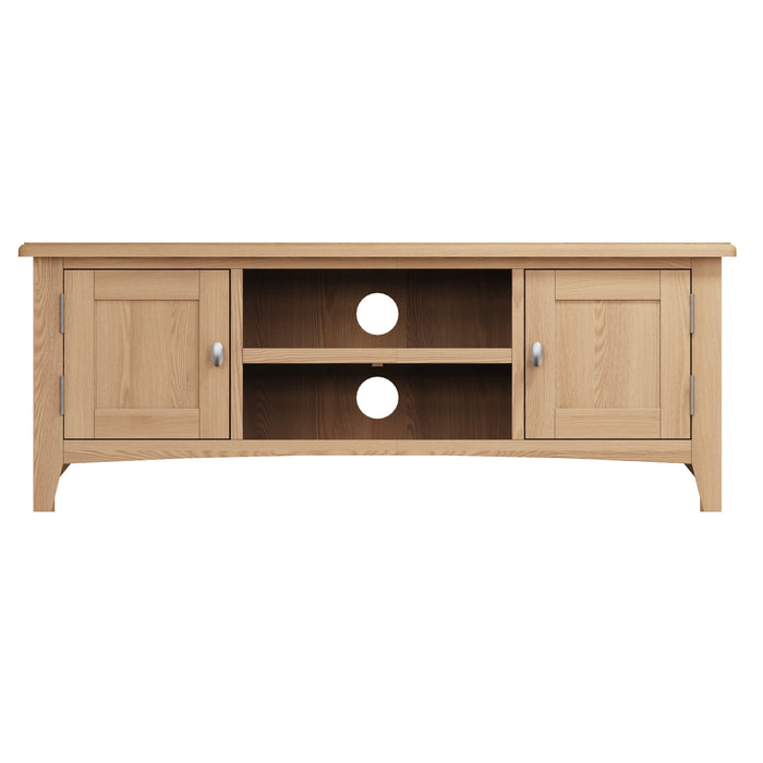 Gallery Oak Large TV Unit