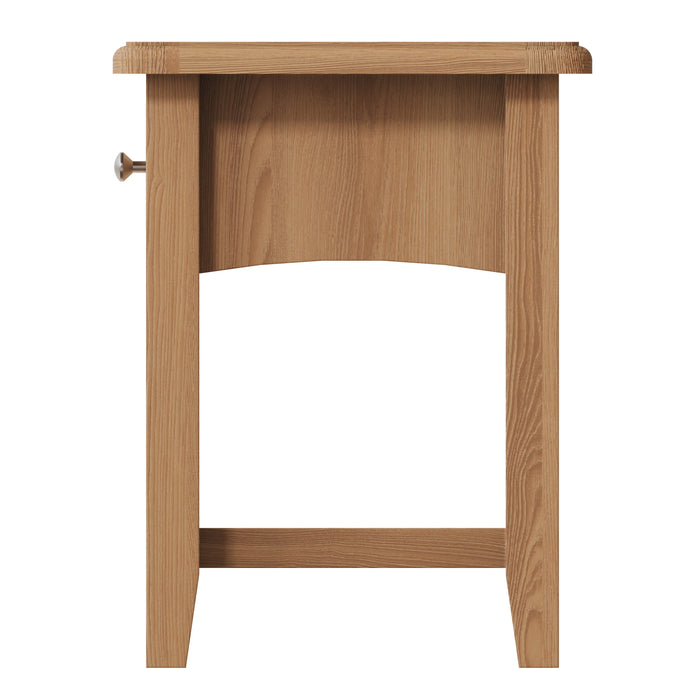 Gallery Oak 1 Drawer Lamp Table