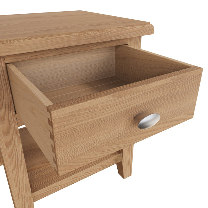 Gallery Oak 1 Drawer Lamp Table