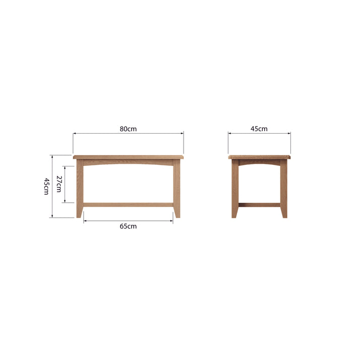 Gallery Oak Small Coffee Table