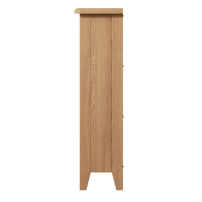 Gallery Oak Small Wide Bookcase