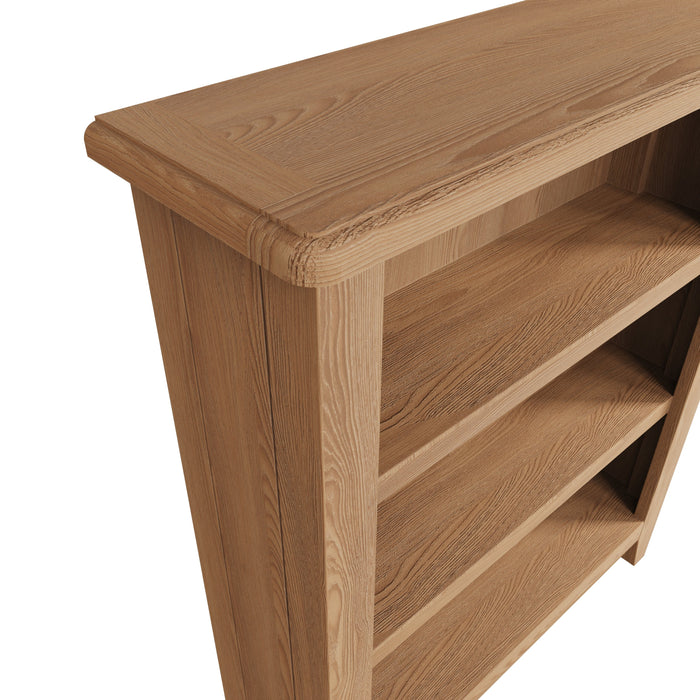 Gallery Oak Small Wide Bookcase