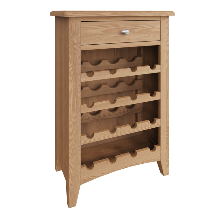 Gallery Oak Wine Cabinet