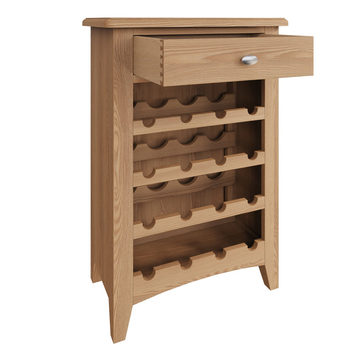 Gallery Oak Wine Cabinet