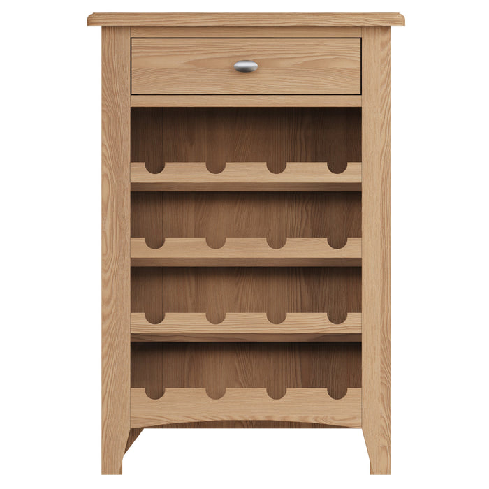 Gallery Oak Wine Cabinet