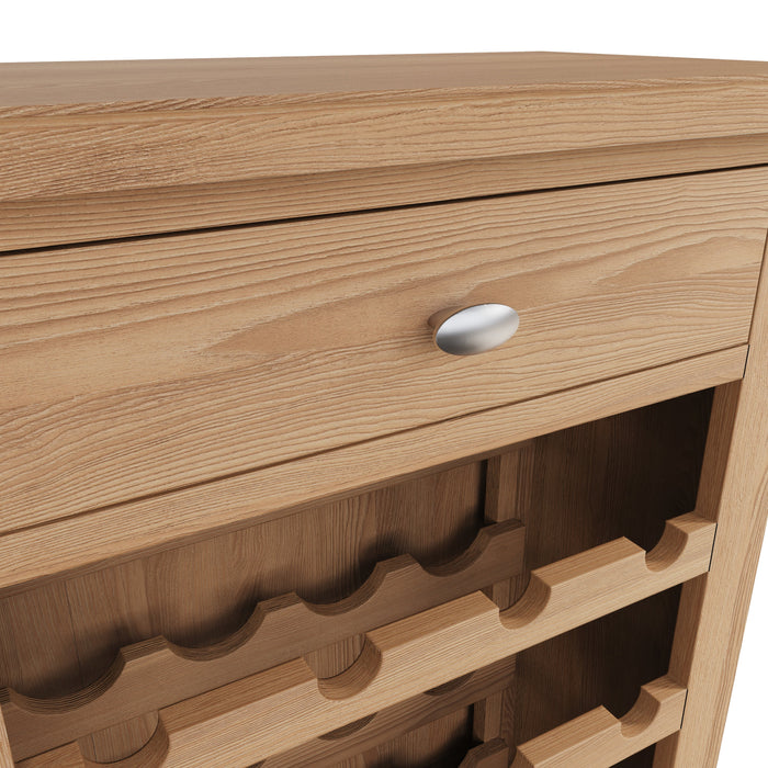 Gallery Oak Wine Cabinet