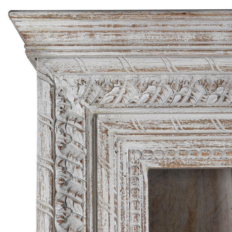 Yamuna Salt Carved Bookshelf