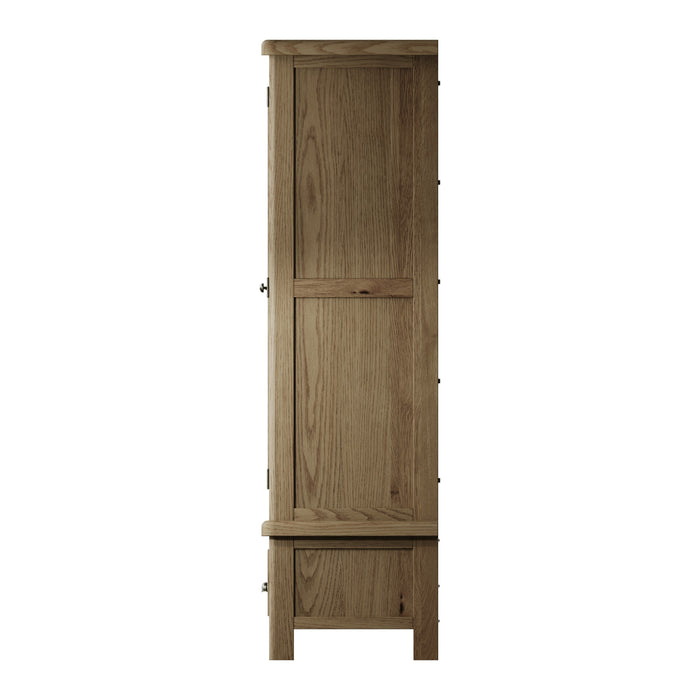 Weathered Oak 2 Door Wardrobe