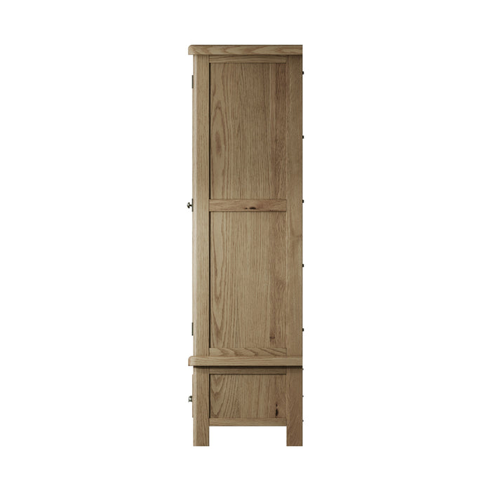 Weathered Oak 3 Drawer Wardrobe