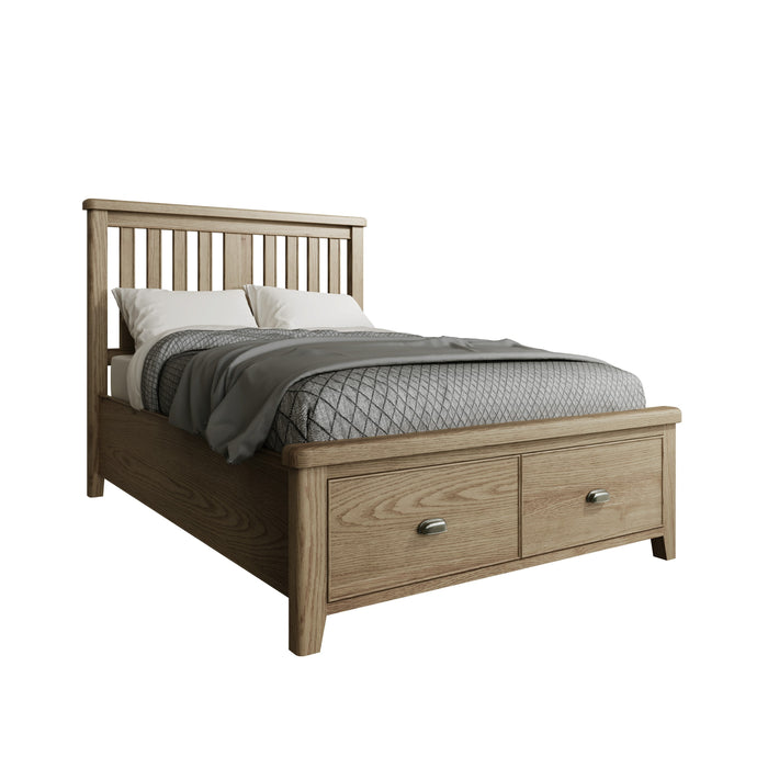 Weathered Oak Bed (Multiple Options)