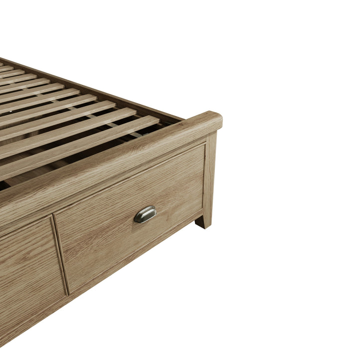 Weathered Oak Bed (Multiple Options)